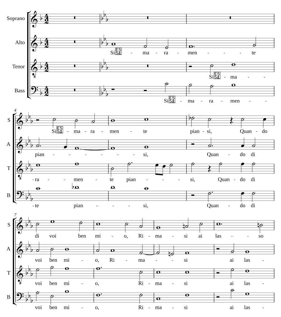Если горько плакали (Si amaramente piansi)