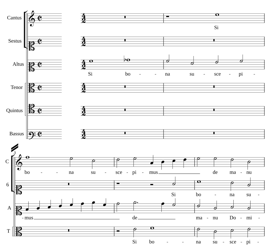 Если мы приняли добро (Si bona suscepimus)