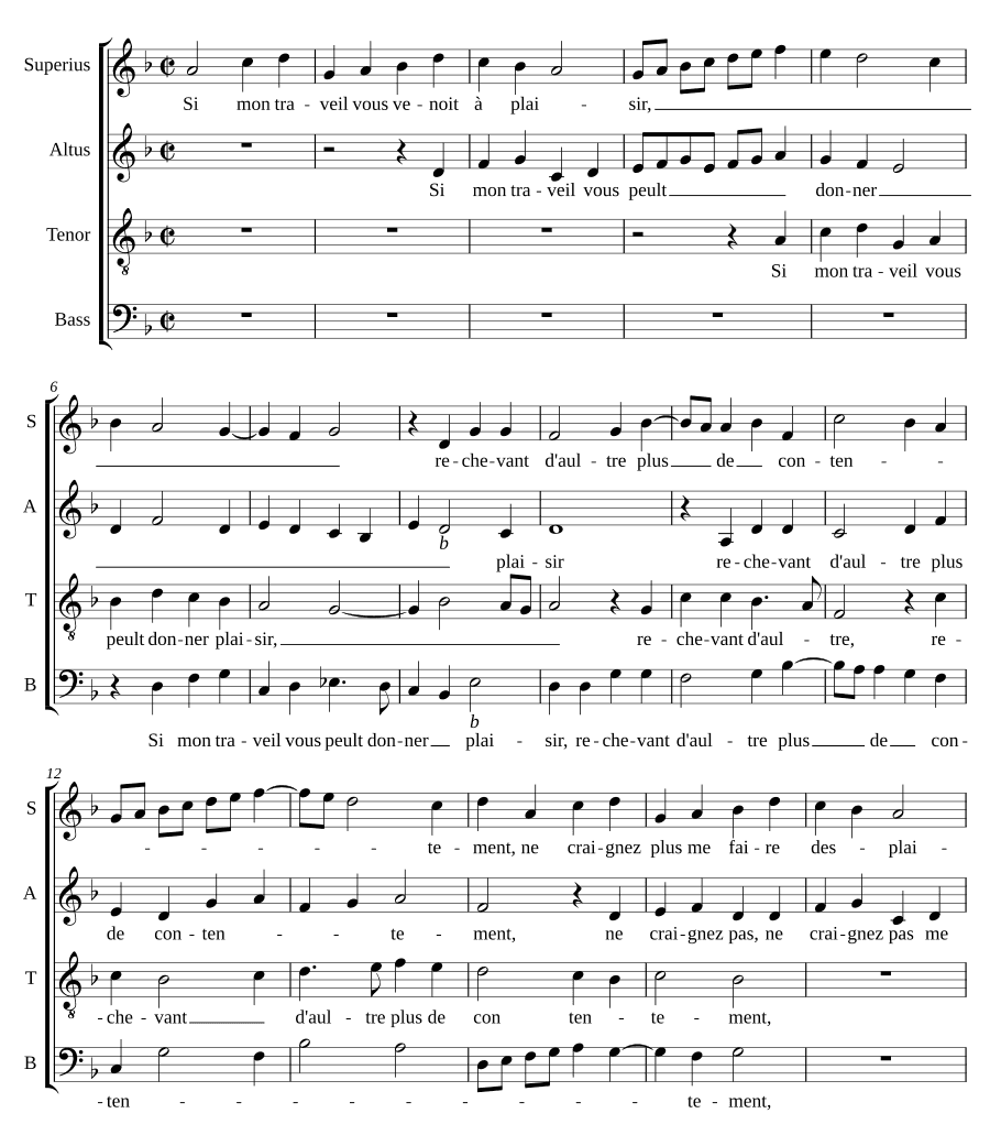 Если моя работа (Si mon travail)
