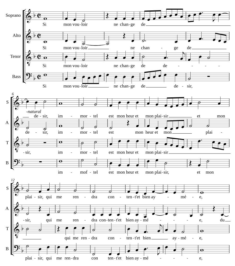 Если я хочу (Si mon vouloir)