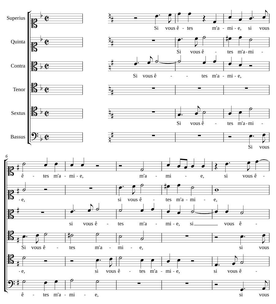 Если вы моя подруга (Si vous estes m'amie)