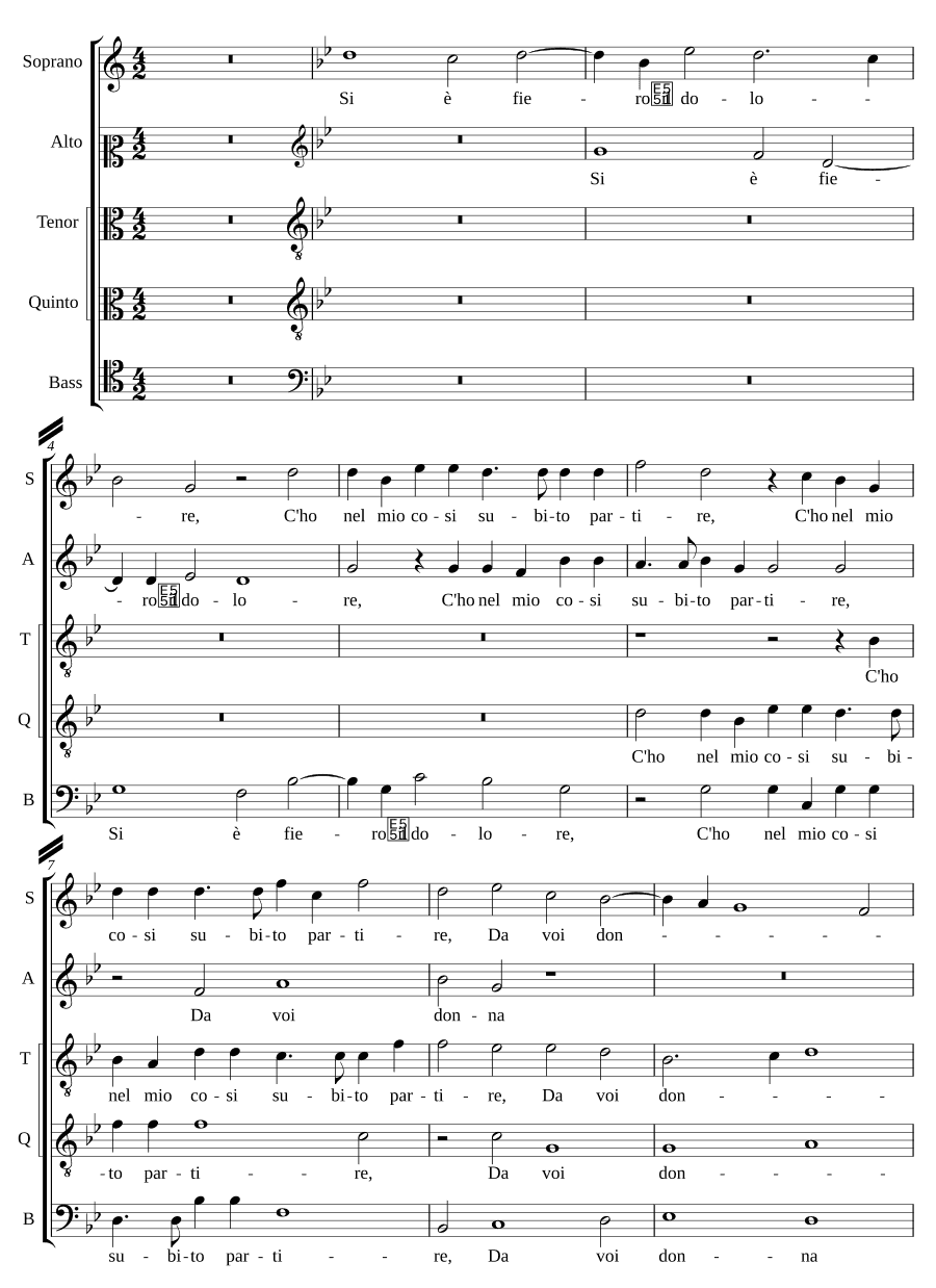 Если боль горда (Si è fiero il dolore)