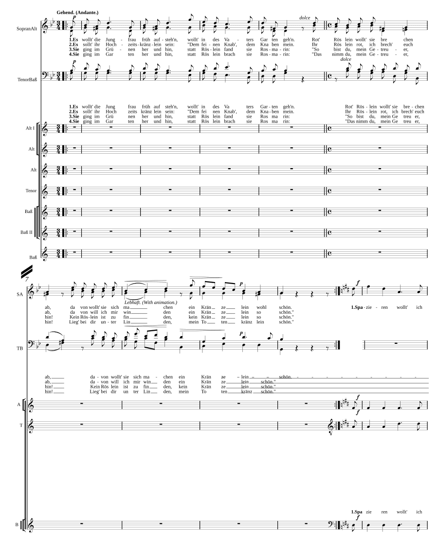Семь песен, соч. 62 (Sieben Lieder, Op. 62)