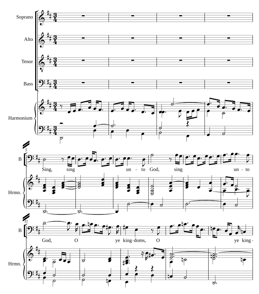 Пойте Богу, Z 52 (Sing unto God, Z 52)