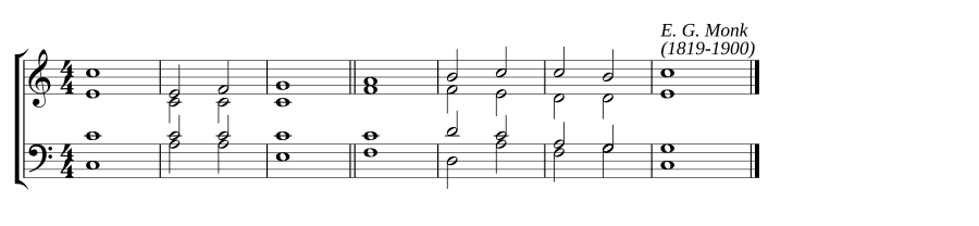Одноголосный распев в до мажоре (Single chant in C major)