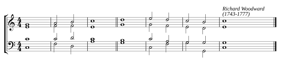 Одноголосный хорал до мажор II (Single chant in C major II)