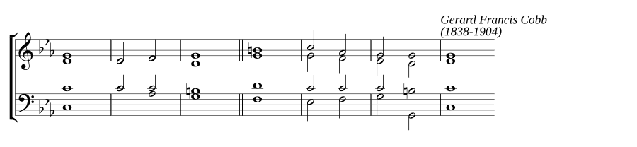 Одноголосный напев в до миноре (Single chant in C minor)
