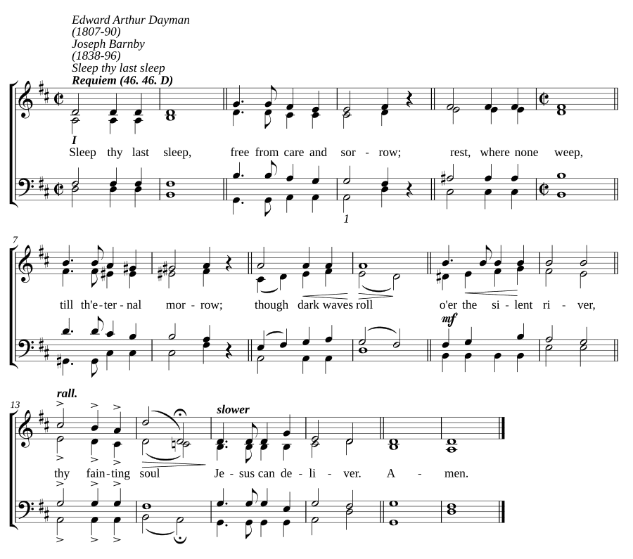 Спи свой последний сон (Sleep thy last sleep)