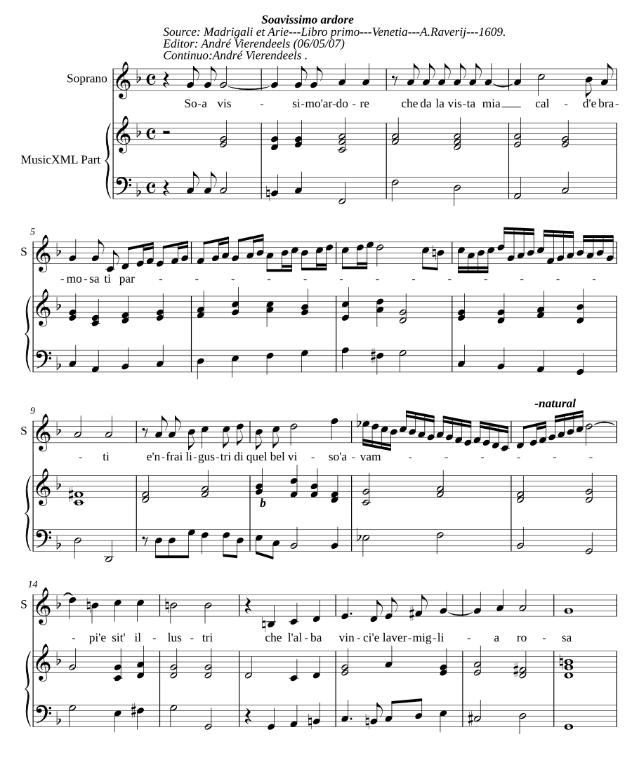 Очень нежной страстью (Soavissimo ardore)