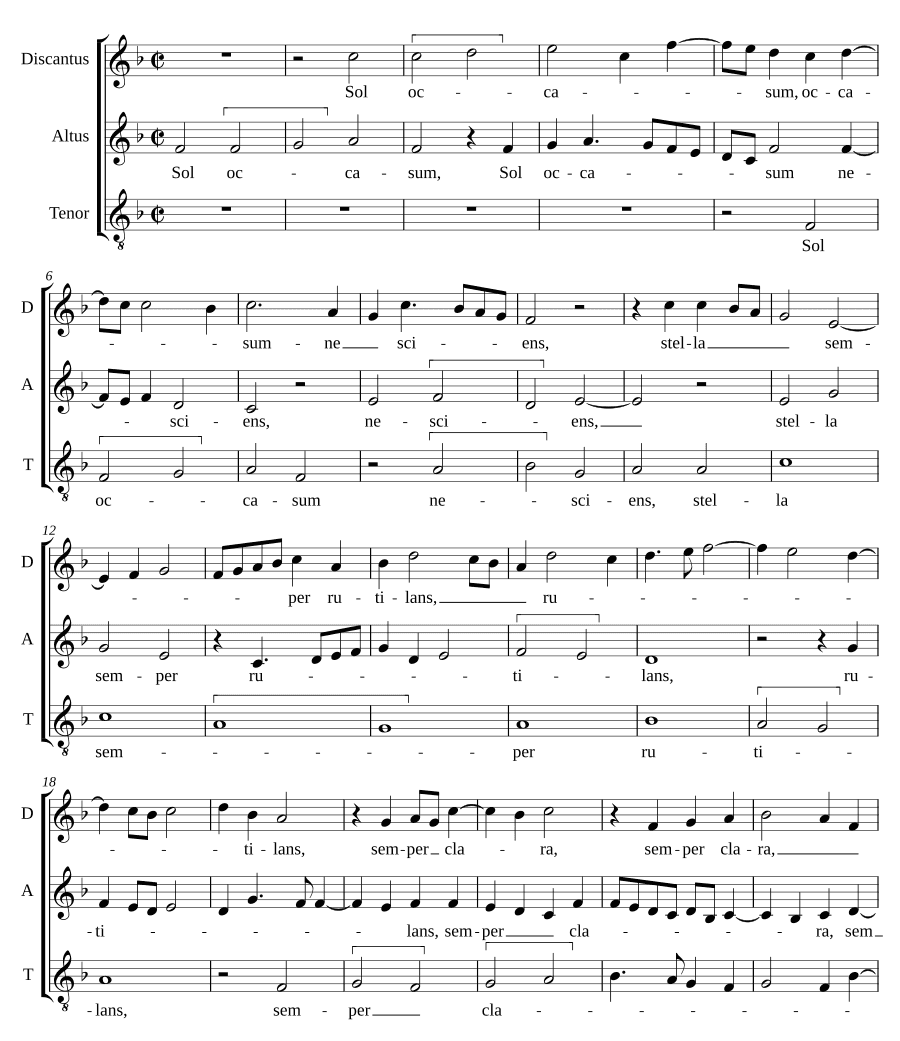 Солнце, не знающее захода (Sol occasum nesciens)