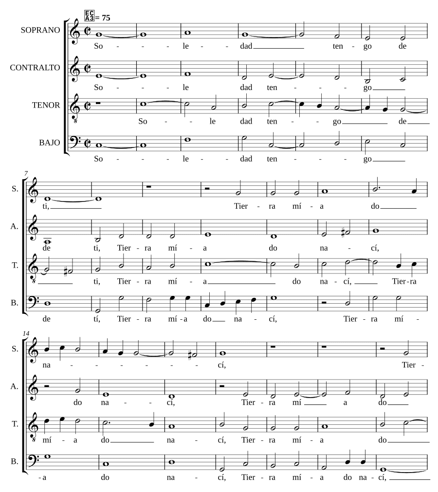 Тоскую по тебе (Soledad tengo de ti)
