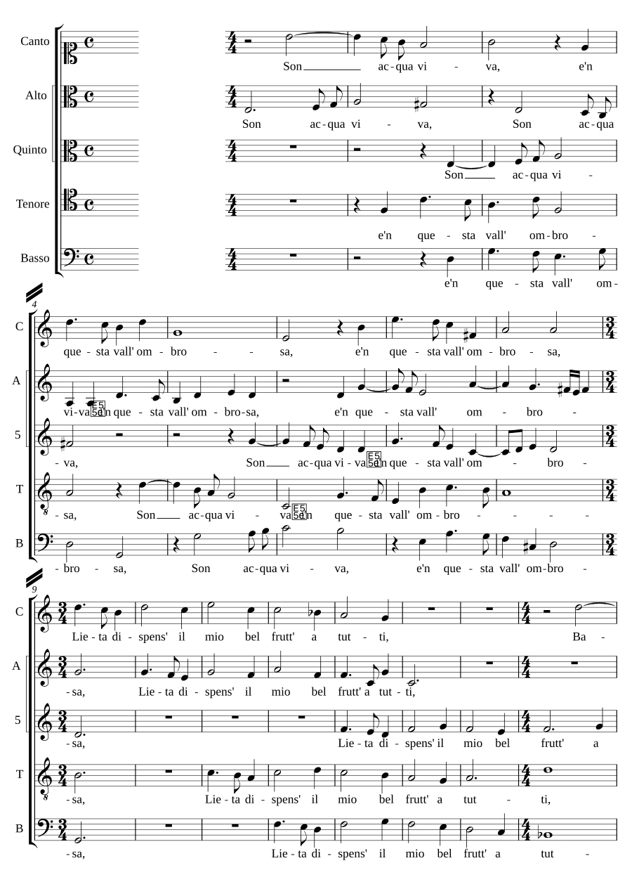 Я — живая вода (Sono acqua viva)
