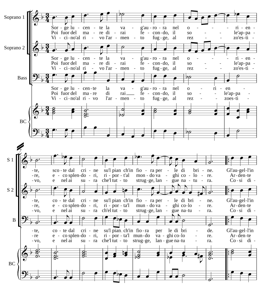 Сияющая забота (Sorge lucente)