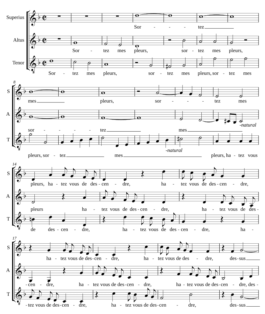 Вынеси мои слёзы (Sortez mes pleurs)