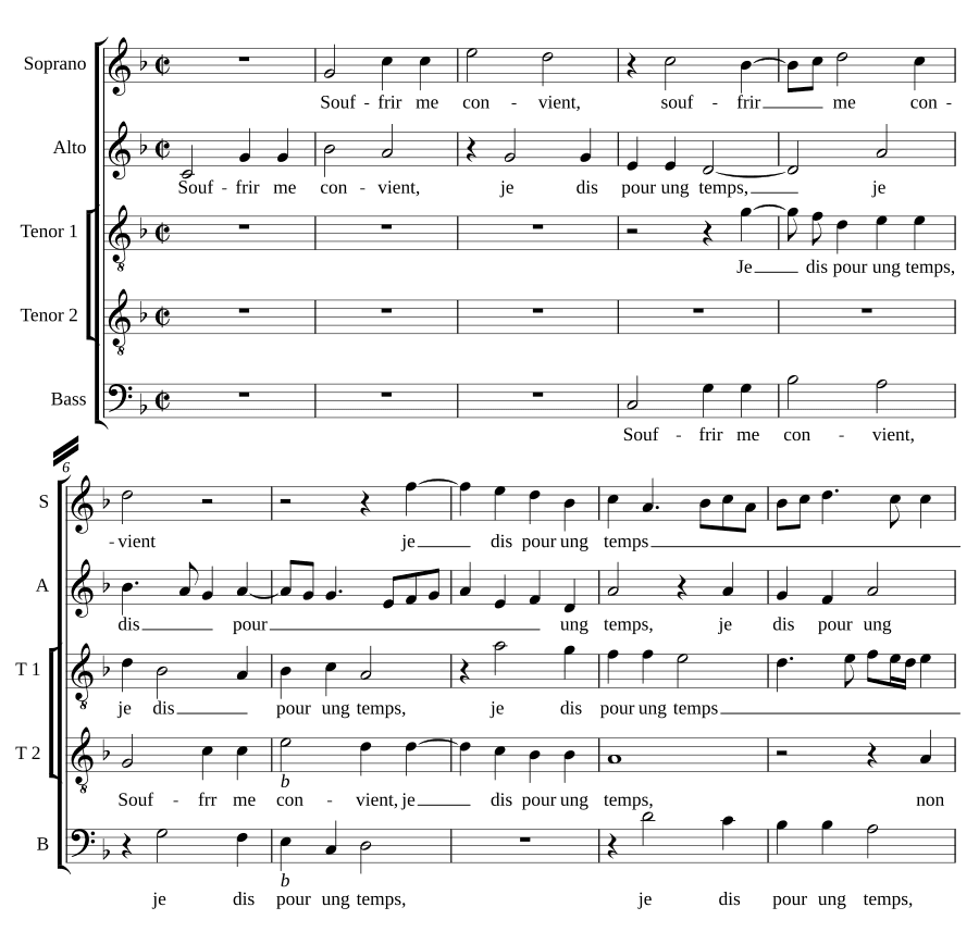 Страдания мне к лицу (Souffrir me convient)