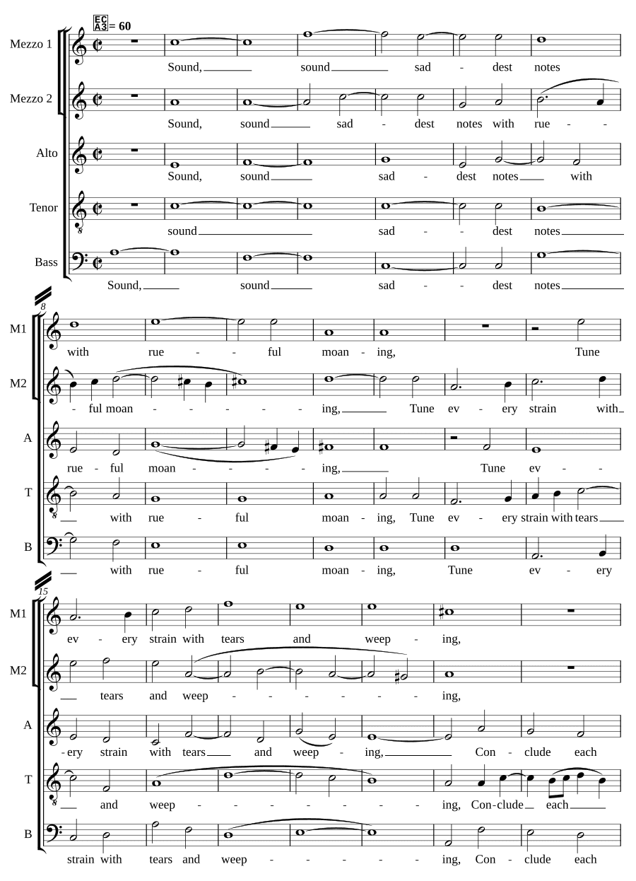 Звучите самые печальные ноты (Sound saddest notes)