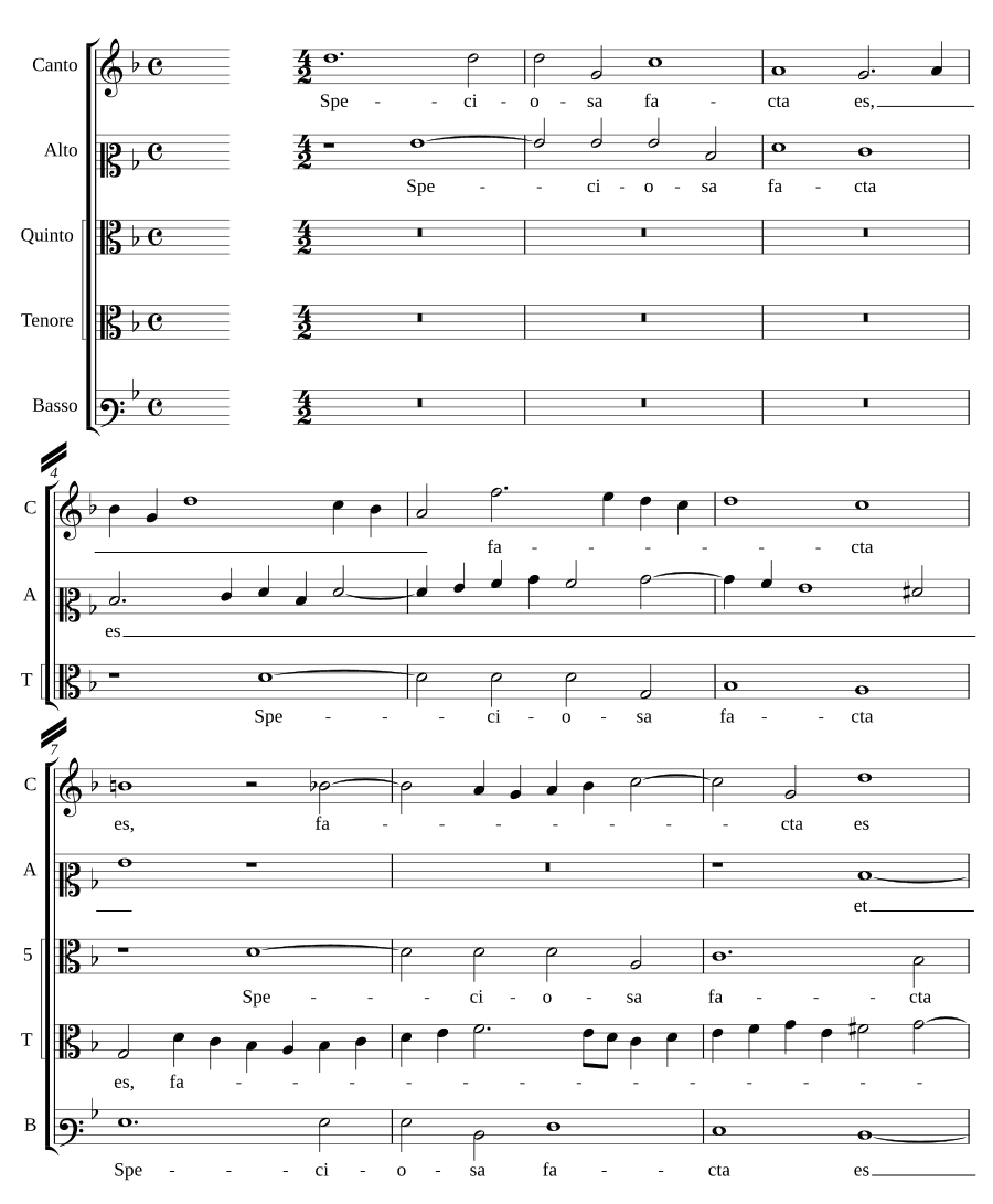 Ты прекрасна (Speciosa facta es)