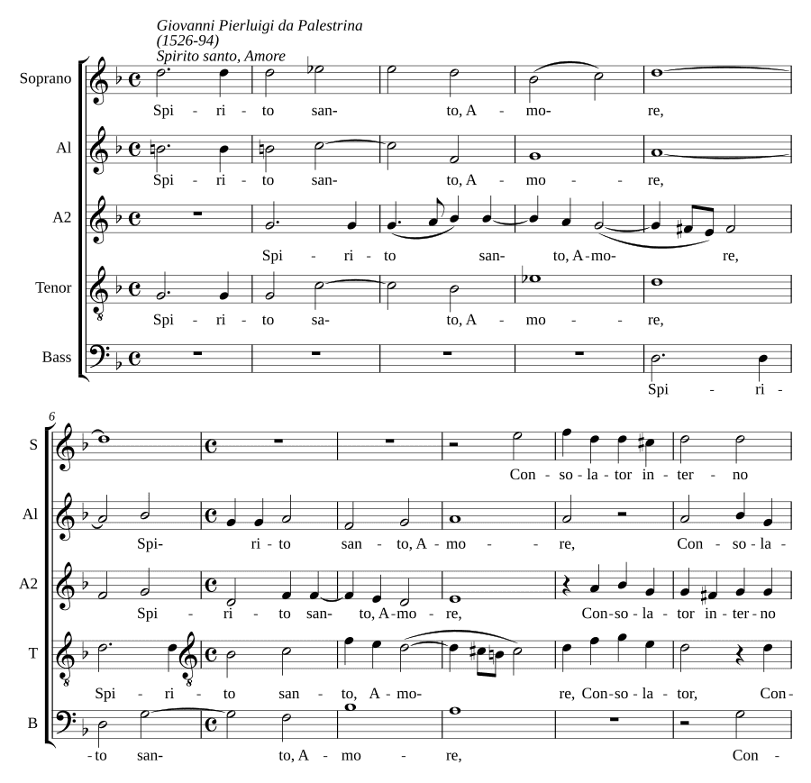 Святой Дух, любовь (Spirito santo, amore)