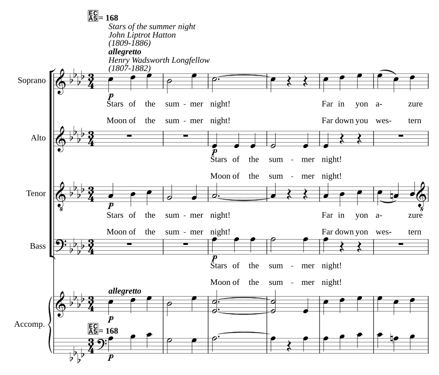 Звезды летней ночи (Stars of the summer night)