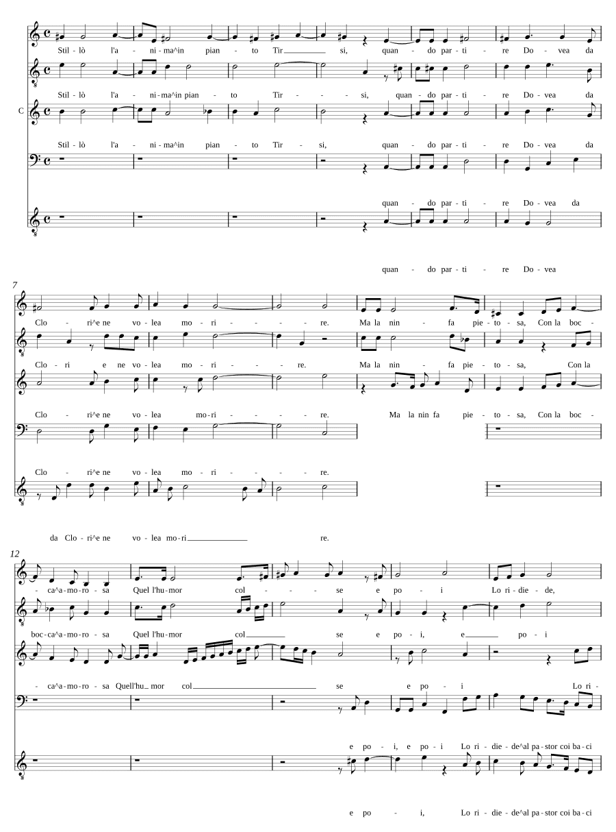 Усмирилась душа в плаче (Stillò, l'anima in pianto)
