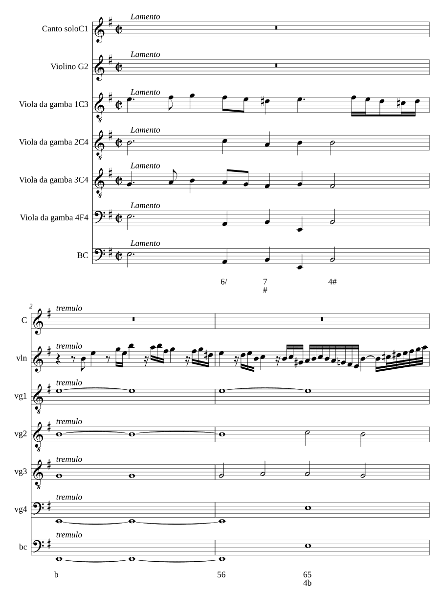 Довольно теперь, Господи (Sufficit nunc Domine a canto solo e cinque stromenti)
