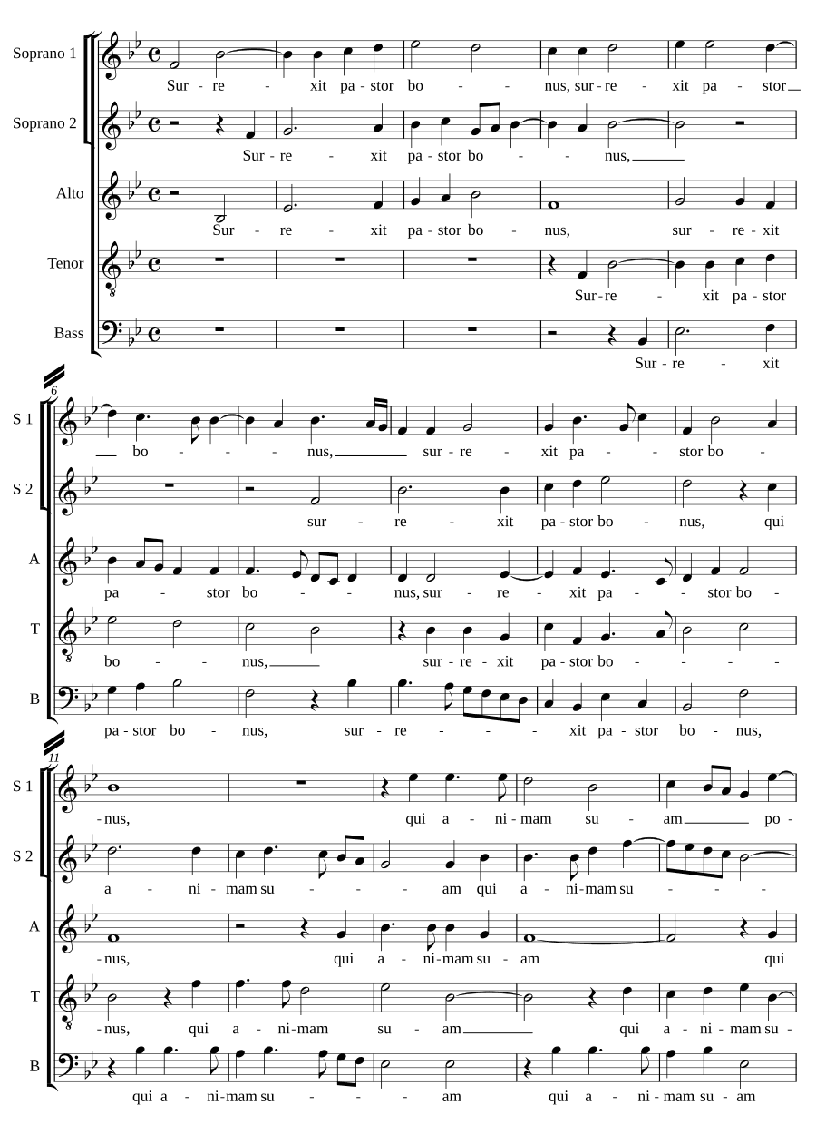Воскрес пастырь добрый (Surrexit pastor bonus)