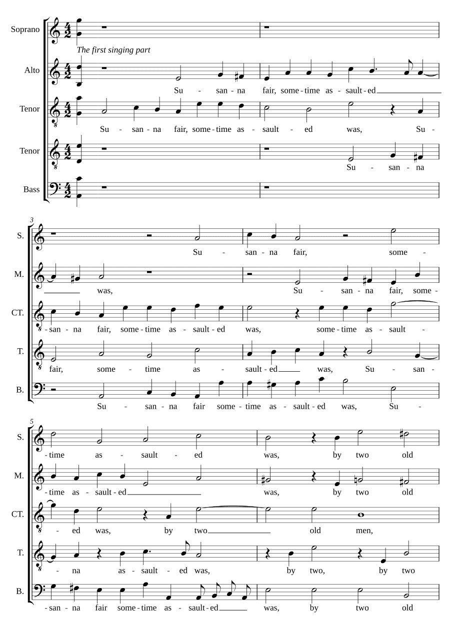 Сусанна прекрасная (Susanna fair)