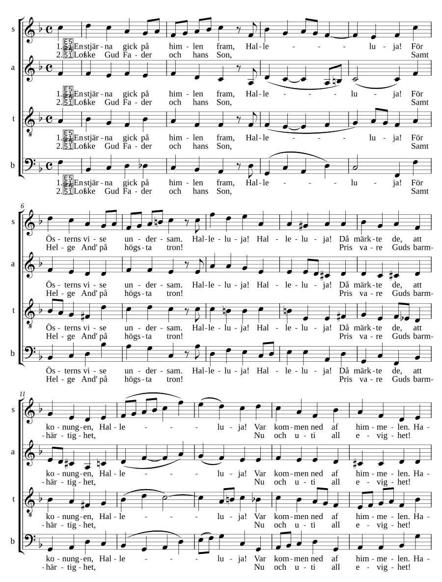 Шведский псалом № 67 (Svensk Psalm 67)