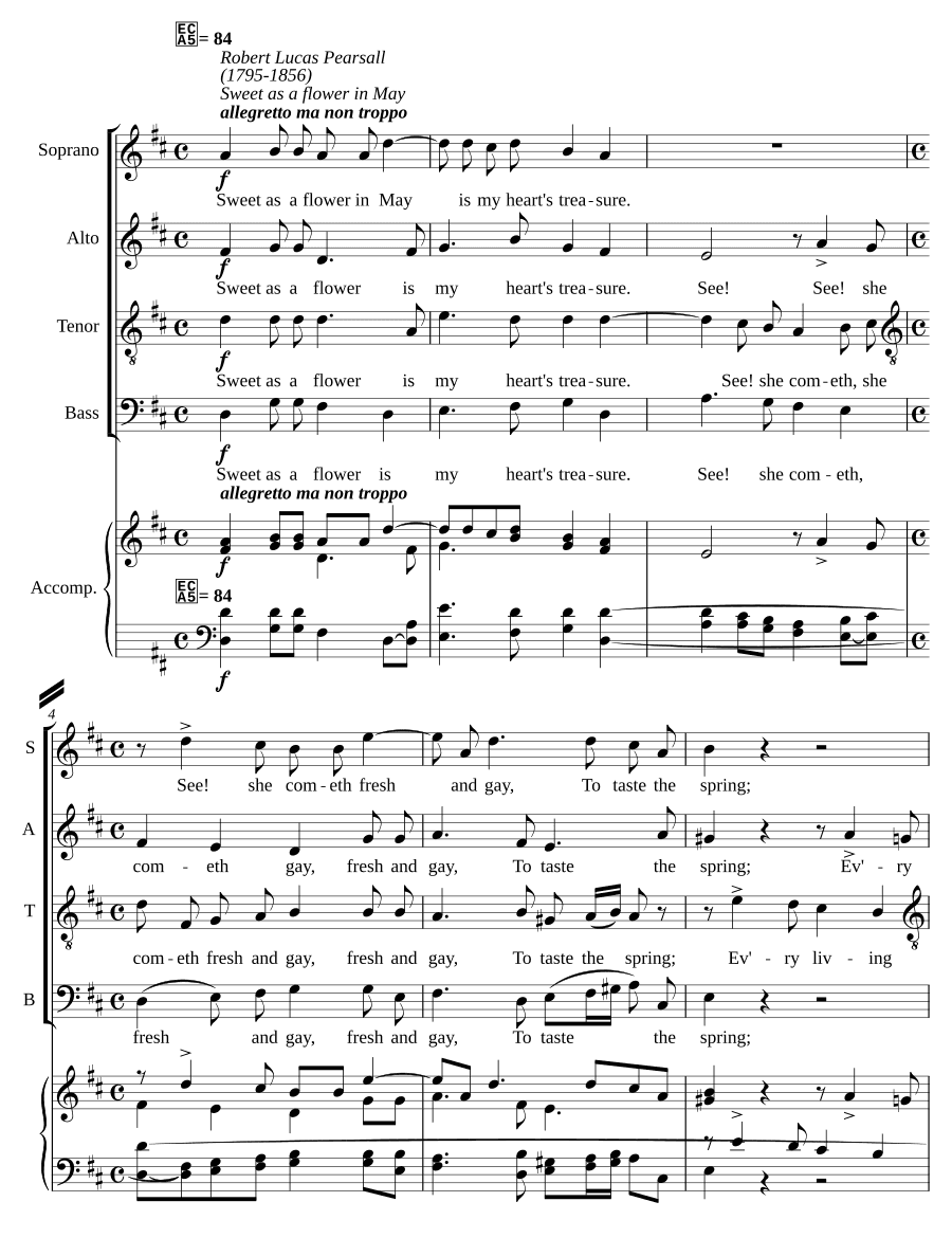 Сладкая, как цветок в мае (Sweet as a flower in May)