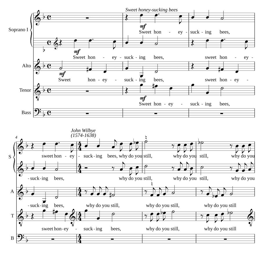 Сладкие пчёлы, пьющие мёд (Sweet honey-sucking bees)