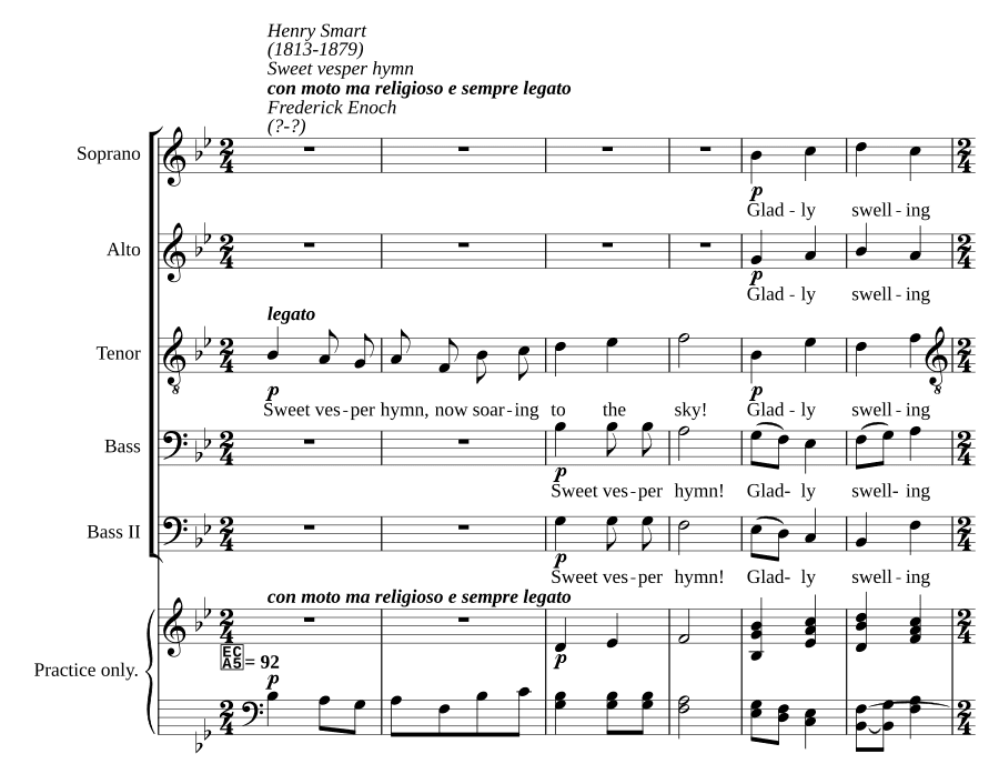 Сладкий вечерний гимн (Sweet vesper hymn)