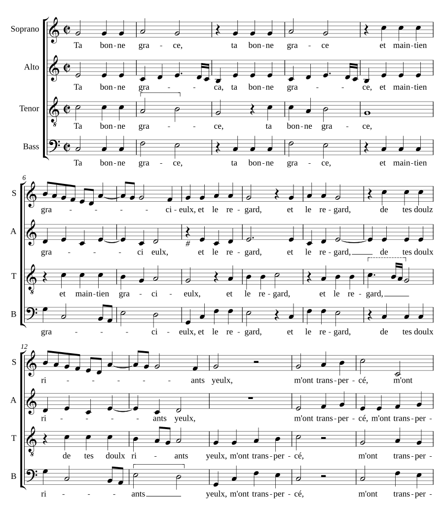 Твоя добрая милость (Ta bonne grace)