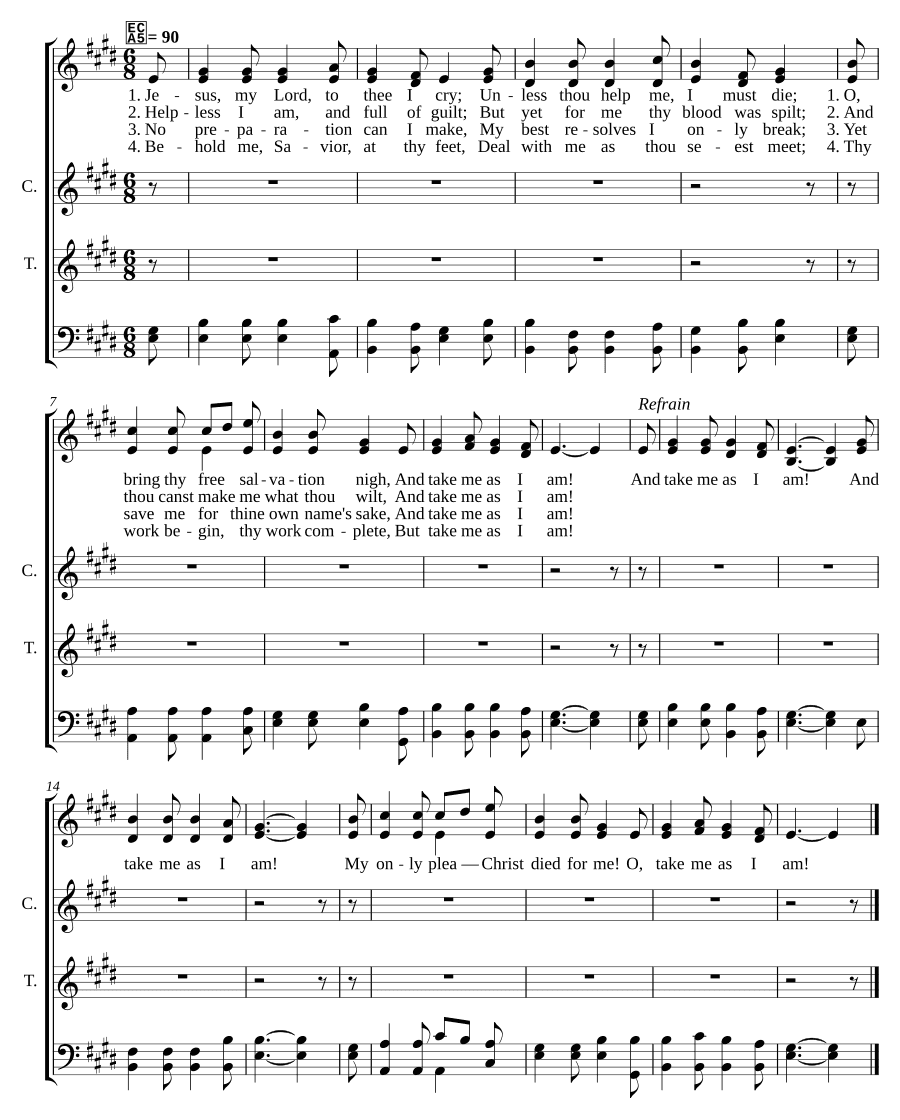 Прими меня таким, какой я есть (Take Me As I Am)
