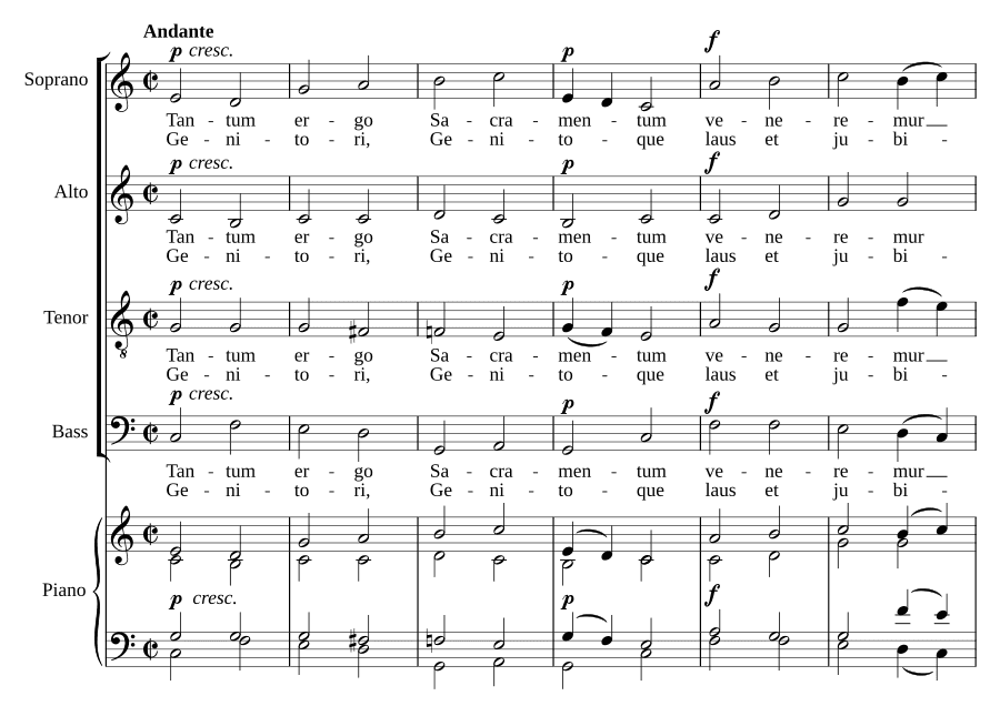 Tantum ergo (C Major)
