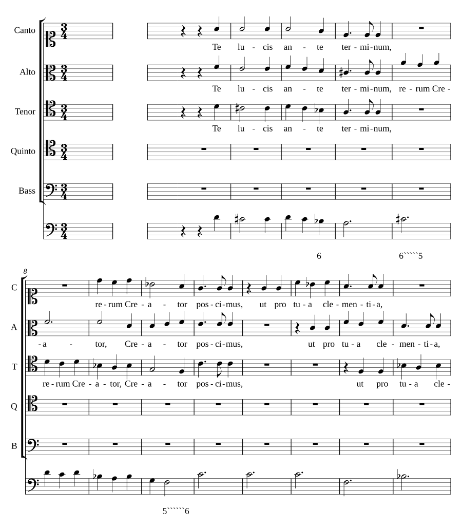 Перед концом дня (Te lucis ante terminum)