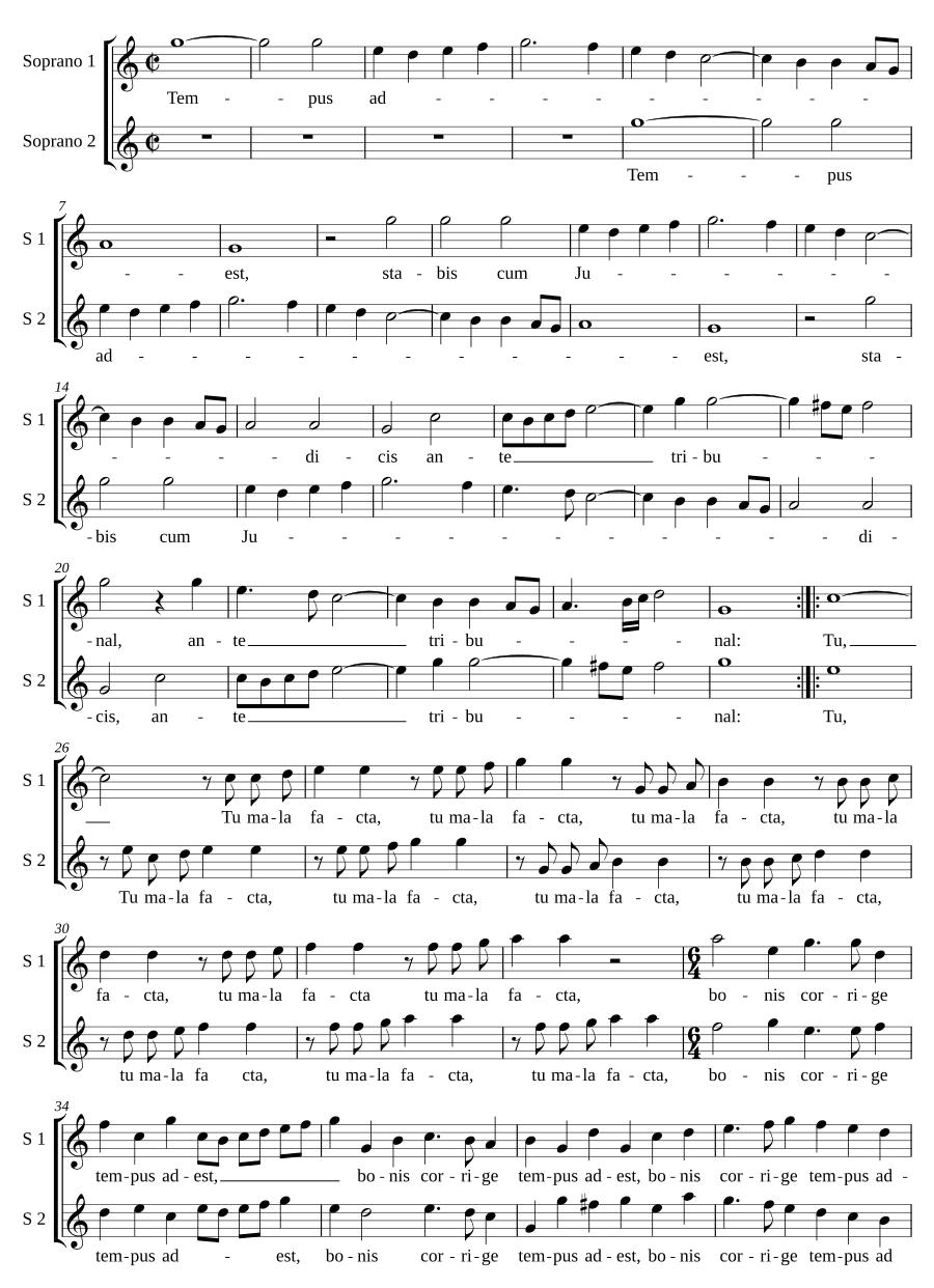 Время пришло (Tempus adest)