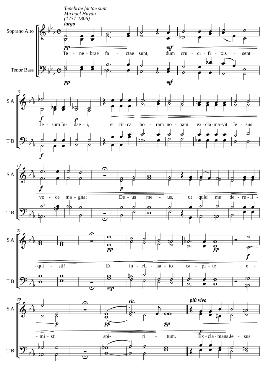 Было мрак, MH 485 (Tenebrae factae sunt)