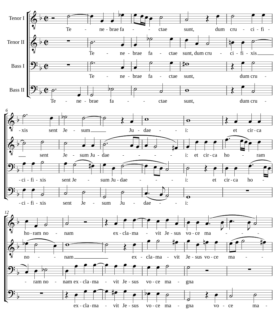 Наступила тьма (Tenebrae factae sunt)