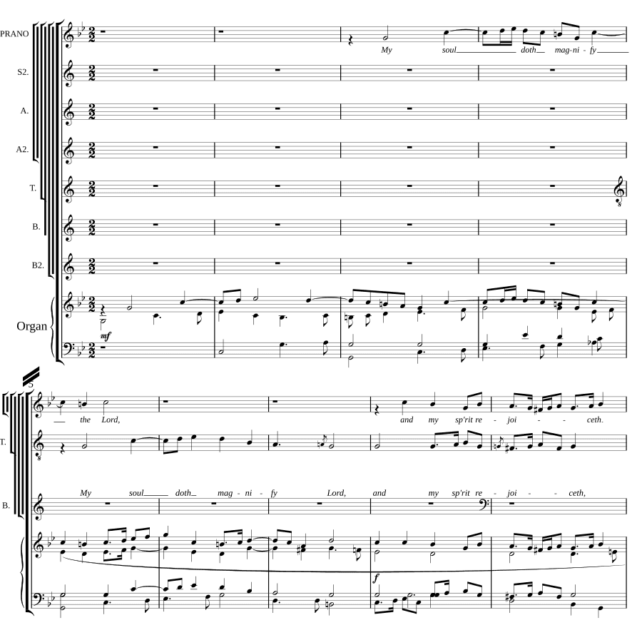«Плоская» служба — Magnificat (The 'Flat' Service - Magnificat)
