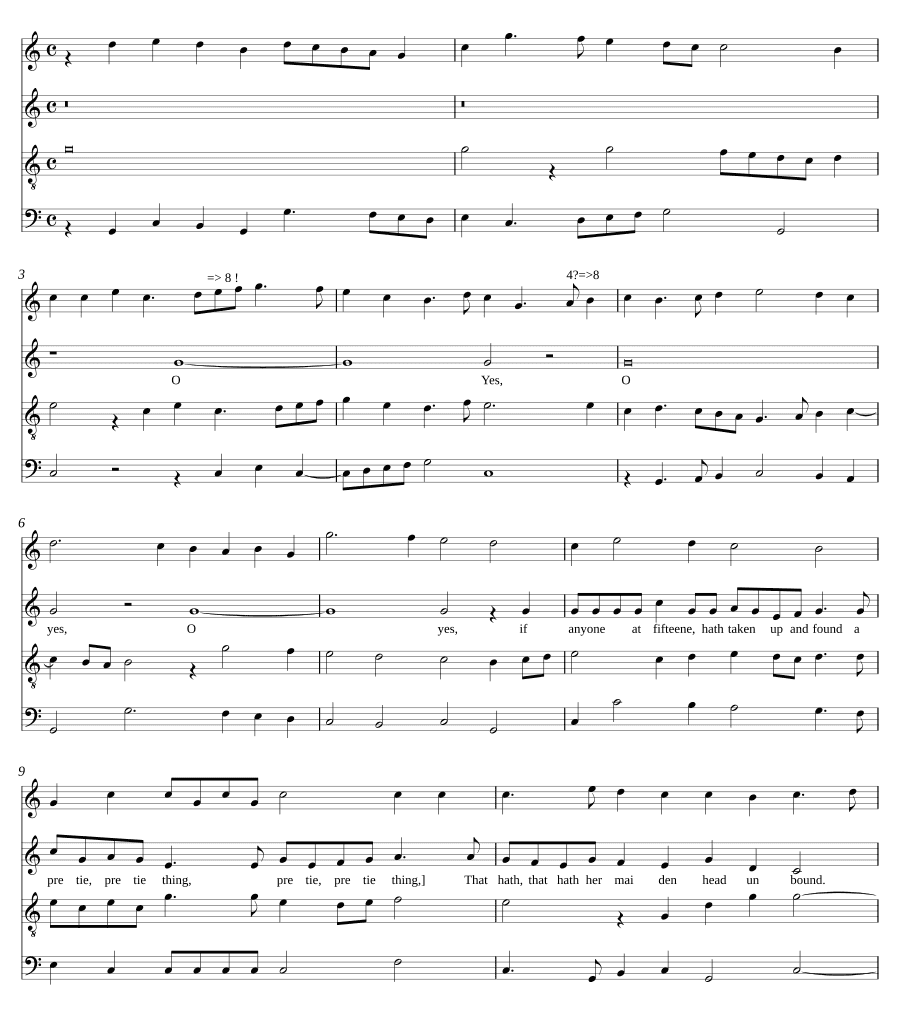 Песня крикуна с Чип-Сайда (The Cryer's Song of Cheape-Side)