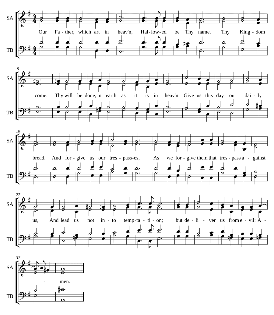 Отче наш (The Lord's Prayer)