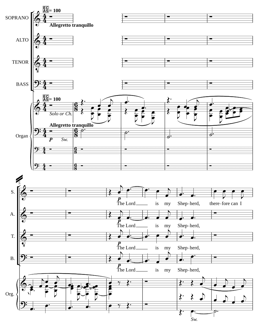 Господь — пастырь мой (The Lord is my Shepherd)