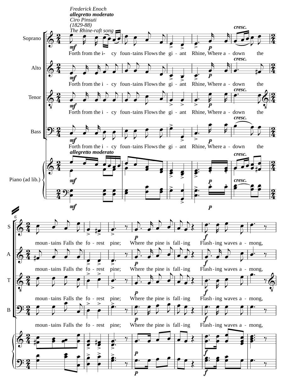 Песня рейнского плота (The Rhine-raft song)