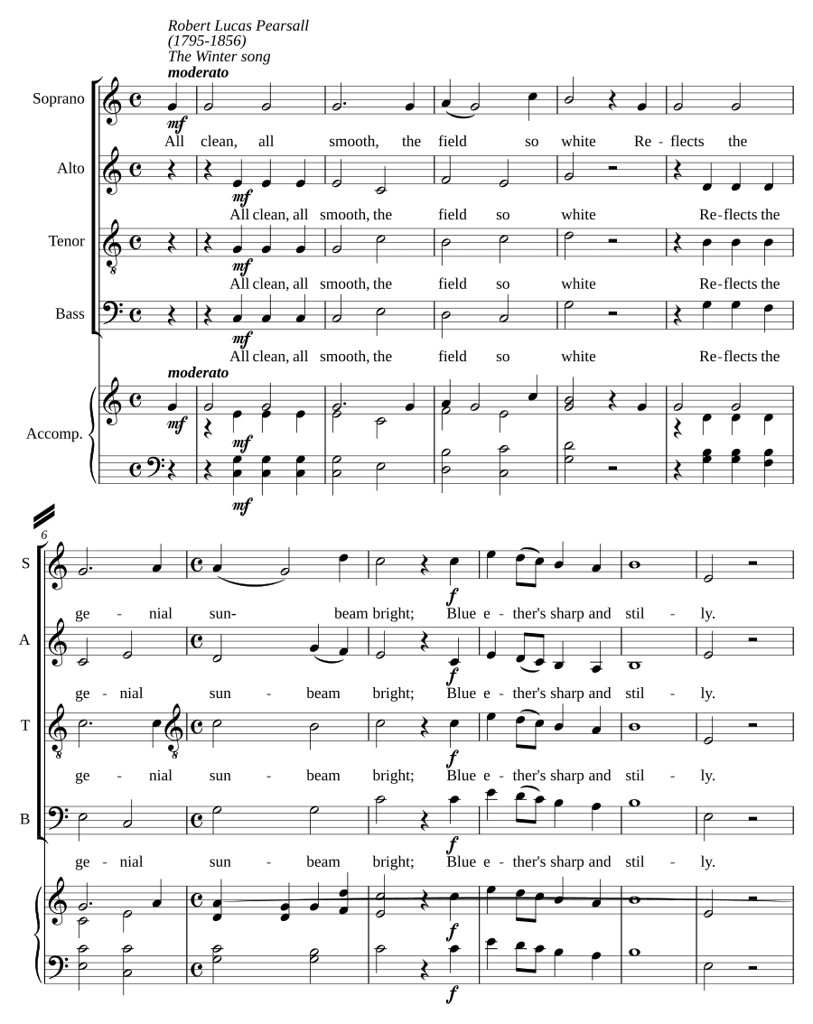 Зимняя песня (The Winter song)