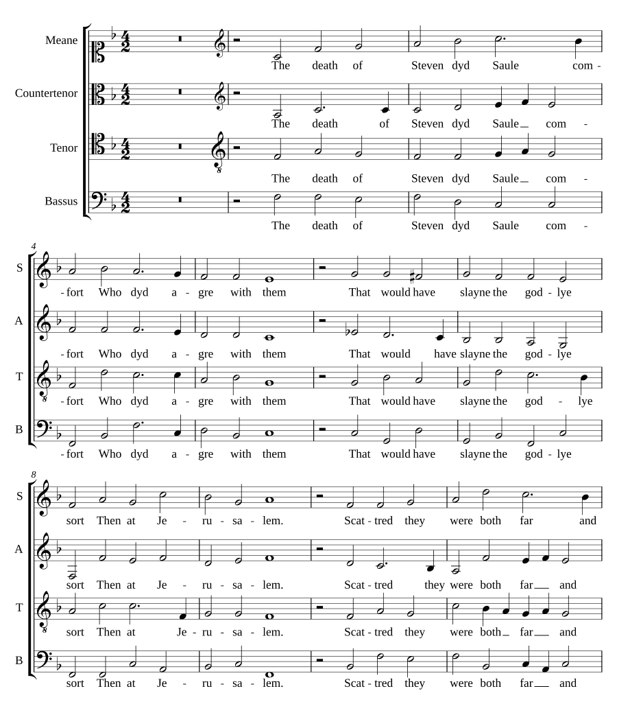 Смерть Стивена, утешение Саула (The death of Steven dyd Saule comfort)
