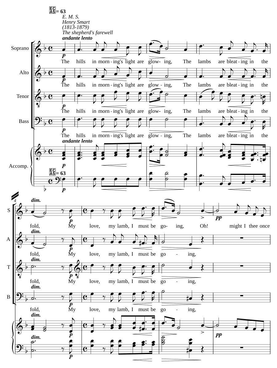 Прощание пастуха (The shepherd's farewell)