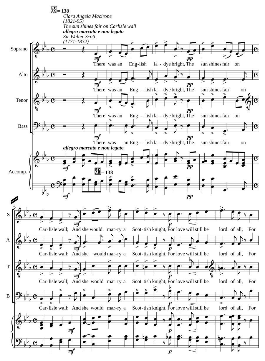 Солнце светит на стену Карлайла (The sun shines fair on Carlisle wall)