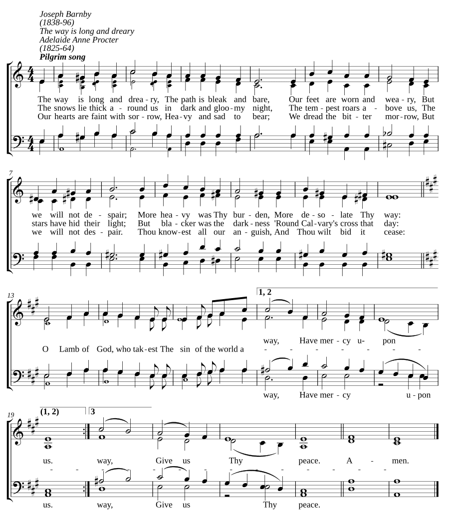 Дорога длинна и уныла (The way is long and dreary)