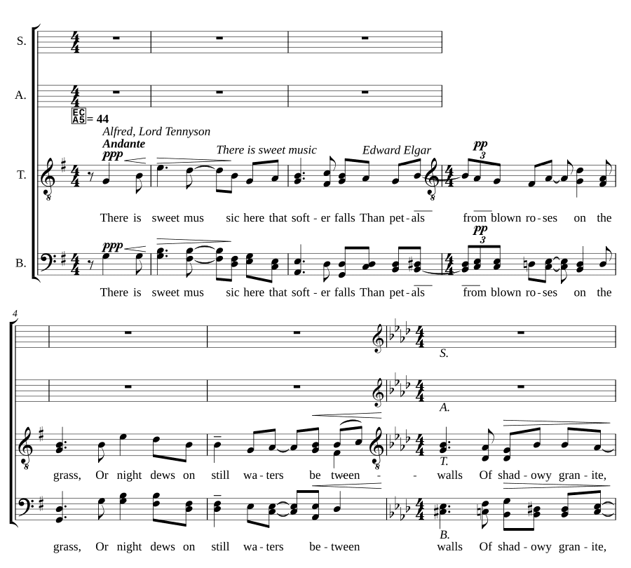 Там сладкая музыка, соч. 53, № 1 (There is sweet music Op. 53, No. 1)