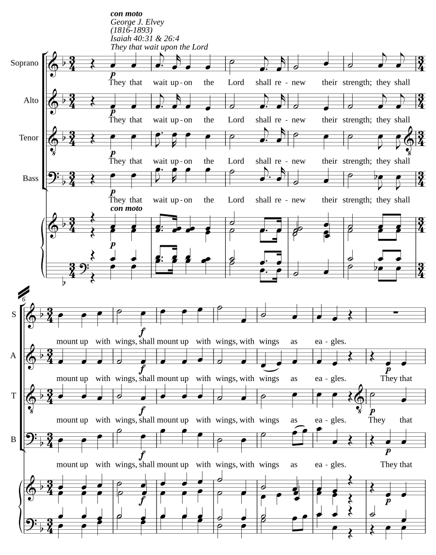 Ожидающие Господа (They that wait upon the Lord)